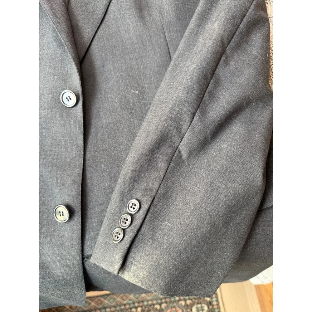 Brooks Brothers Brooksease Sport Coat Blazer‎ Mens 42 Black Wool Old Money USA